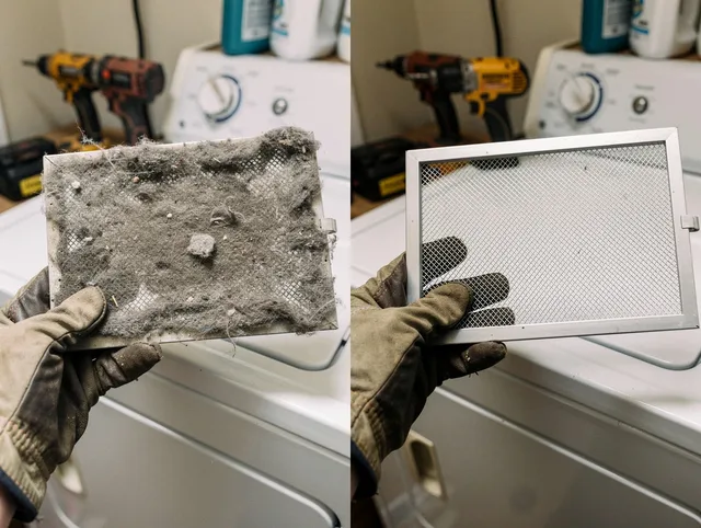 Professional lint trap cleaning by Norton Dryer Vent Cleaning in Norton