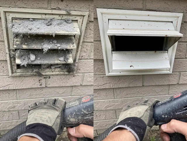 Professional dryer exhaust vent cleaning by Norton Dryer Vent Cleaning in Norton
