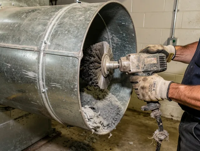 Industrial-grade dryer vent cleaning by Norton Dryer Vent Cleaning in Norton